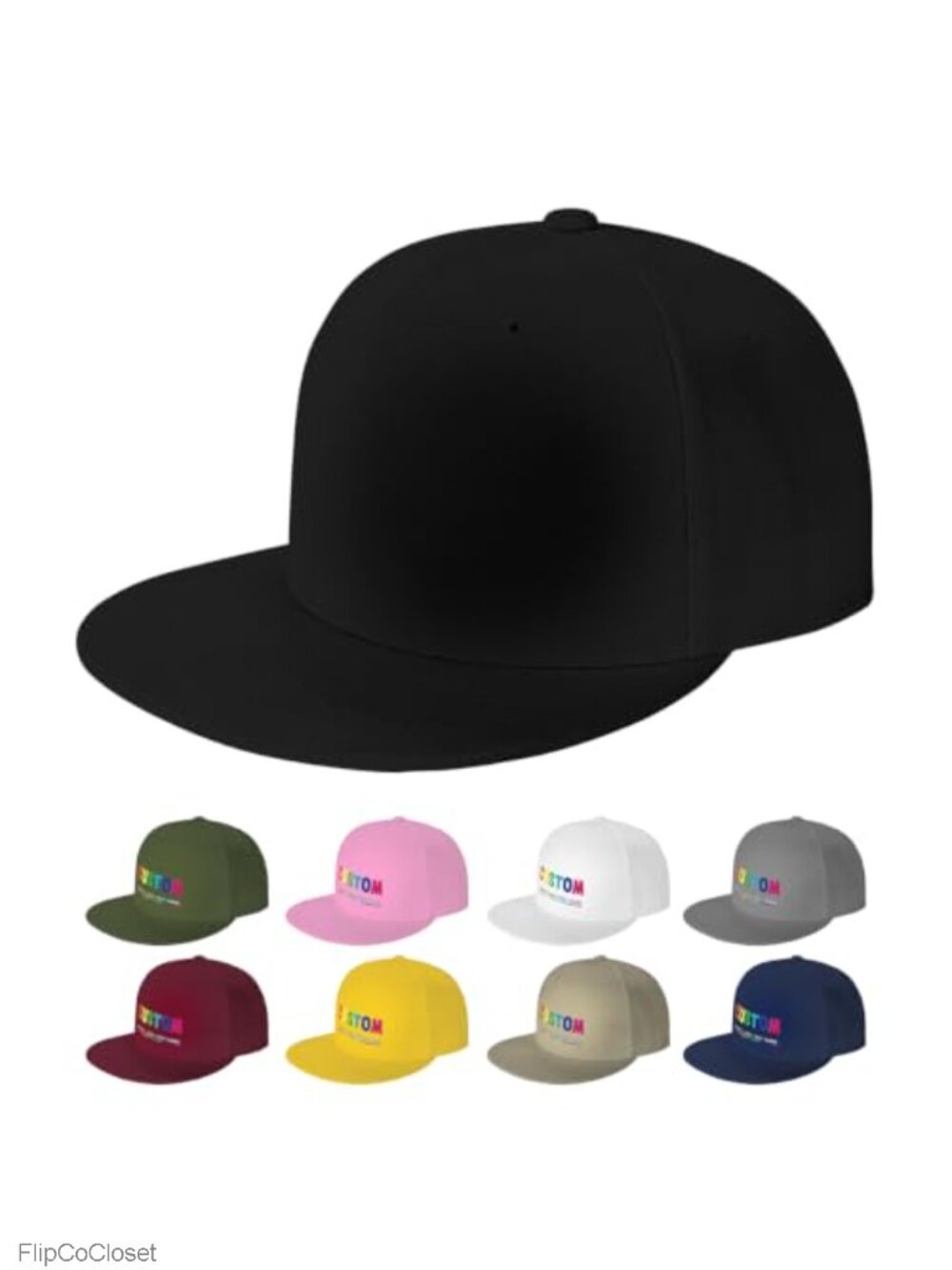 Men's Custom Snapback & Baseball Caps Adjustable Hip Hop